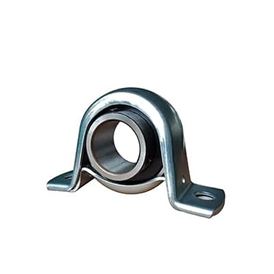 Pressed steel housing bearings